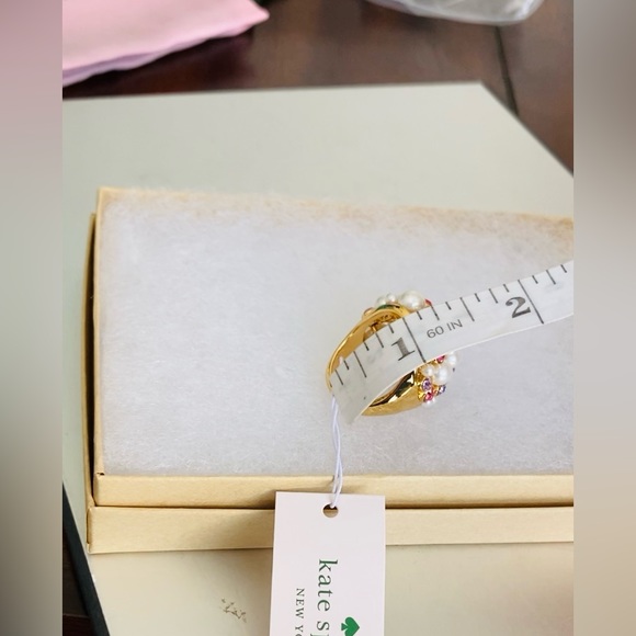 Kate Spade Pearl Caviar Statement Ring NWT - Picture 7 of 7